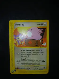 Pokemon TCG 2002 Mixed Lot 8 Cards Chansey, Rattata, Clefairy, Spinarak, Wooper - Image 3