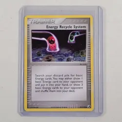 Pokemon Card EX Unseen Forces Stamped Energy Recycle System Reverse Holo 81/115 - Image 1