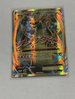 M Charizard EX 220 HP Ultra Rare Full Art Holo Pokemon Card Evolutions 13/108 - Image 2