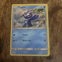 Pokemon TCG Popplio Holo Card 4/12 McDonald's Promo 2016 - Image 1