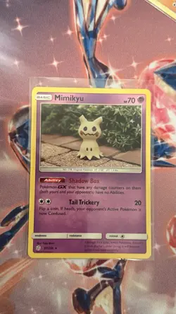 Mimikyu 97/236 - Cosmic Eclipse Non Holo Rare Pokemon Card NM - Image 1