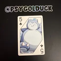 Japanese Pokemon playing card Snorlax A15 - Image 1