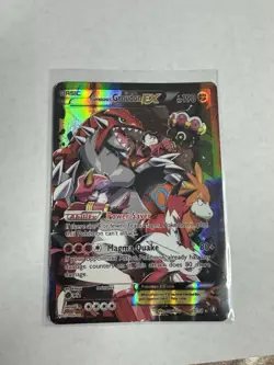 Team Magma's Groudon EX 15/34 Double Crisis Ultra Rare Holo Pokemon Card - Image 1