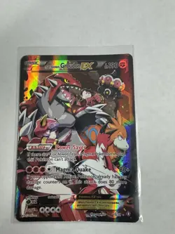 Team Magma's Groudon EX 15/34 Double Crisis Ultra Rare Holo Pokemon Card - Image 2