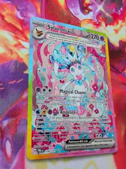 Sylveon ex 156/131 Special Illustration Rare (SIR) Prismatic Evolutions English - Image 3