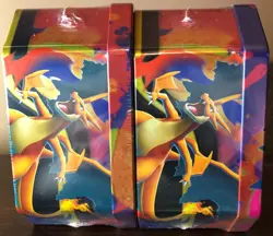 (LOT OF 2) Pokemon TCG: Mega Charizard X & Y EX Tins Brand New Factory Sealed - Image 4