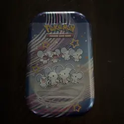 Pokemon TCG Paldean Fates Mini Tin Maushold Brand NEW Factory Sealed Nintendo - Image 1