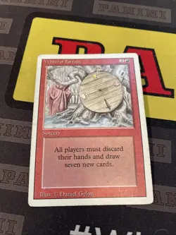 MTG Revised Wheel Of Fortune. Has Been Played, Sold As Is. Condition Is Pictured - Image 1