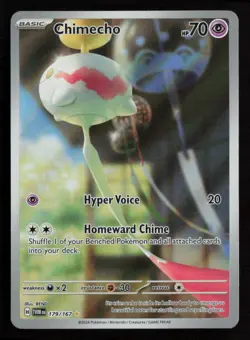 Chimecho 179/167 Pokemon SV06: Twilight Masquerade Illustration Rare NM - Image 1