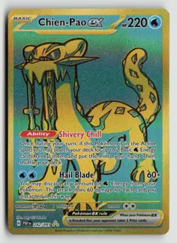 Chien-Pao ex 242/091 Pokemon SV: Paldean Fates Hyper Rare NM - Image 1
