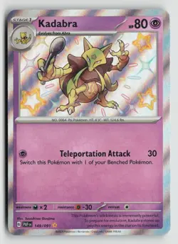 Kadabra 149/091 Pokemon SV: Paldean Fates Shiny Rare NM - Image 1