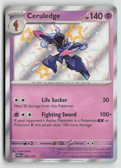 Ceruledge - 162/091 Pokemon SV: Paldean Fates Shiny Rare NM - Image 1