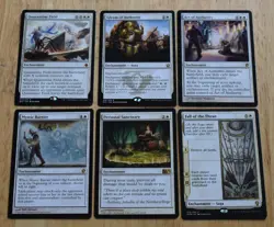 MTG 6x White Rare Enchantment Quarantine Field, Gleam & Act of Authority, more - Image 2