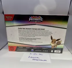 Pokemon Prismatic Evolutions Accessory Pouch ~NEW FACTORY SEALED~FREE SHIPPING~ - Image 3