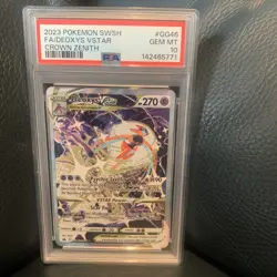 2023 Deoxys VSTAR Crown Zenith GG46/GG70 PSA 10 Pokemon SWSH - Image 1