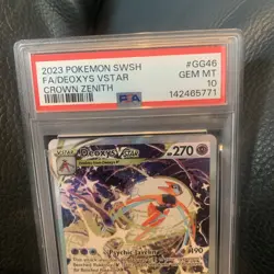 2023 Deoxys VSTAR Crown Zenith GG46/GG70 PSA 10 Pokemon SWSH - Image 2