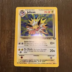 Jolteon 4/64 Jungle Unlimited Holo Rare Pokemon TCG - Image 2