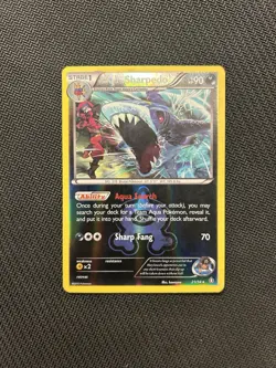 Pokemon TCG Team Aqua's Sharpedo 21/34 Reverse Holo! HP Condition! See Desc. - Image 1