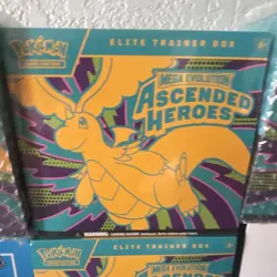 Pokemon Elite Trainer Box Ascended Heroes Dragonite Pokemon TCG - Image 1