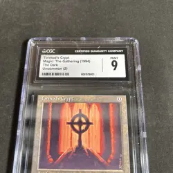 TORMOD'S CRYPT CGC GRADED 9 MINT MAGIC THE GATHERING MTG 1994 VINTAGE - Image 2