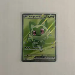 Pokemon TCG Sprigatito EX 251/217 Full Art Ultra Rare Holo Ascended Heroes NM - Image 2