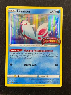 Finneon - SWSH240 Black Star Promo Lost Origin Prerelease (Pokemon) Holo - Image 1