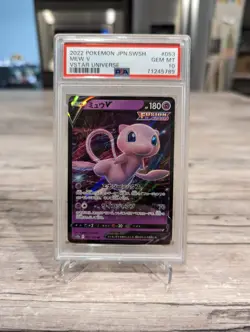 2022 Japanese Pokemon SWSH VSTAR Universe Holo Mew V #53 PSA 10 gem MINT 💎 - Image 1