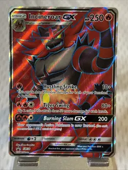 Pokemon TCG Incineroar GX SM38 Full Art Black Star Promo Sun & Moon 2017 MP - Image 1
