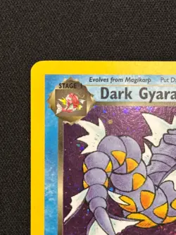 Pokemon Team Rocket Dark Gyarados Holo- Prerelease Stamp- WOTC Vintage- 8/82- NM - Image 3