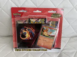 2x Pokemon Ascended Heroes Tech Sticker Box - Charmander & Ghastly - 6 Packs! - Image 2