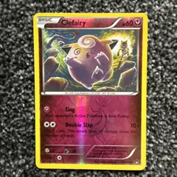Pokemon TCG Clefairy 81/122 Breakpoint Reverse Holo NM - Image 1