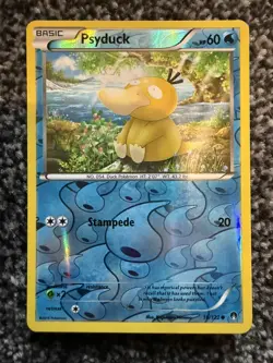 Pokemon TCG Psyduck 16/122 Breakpoint - Reverse Holo - NM - Image 1