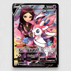 Sylveon V TG14/TG30 SWSH09 Brilliant Stars Trainer Gallery Holo Ultra Rare - Image 1