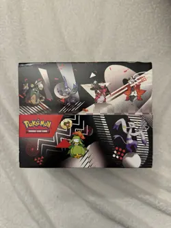 Pokemon Unova Black Bolt & White Flare Mini Tin Display Box - SEALED Tins - Image 1