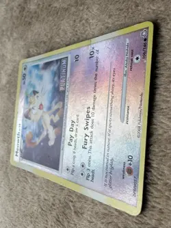 2008 Pokemon TCG Legends Awakened Meowth Reverse Holo STAMPED PROMO 106/146 MP - Image 2