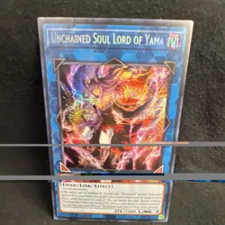 Yu-Gi-Oh! Unchained Soul Lord of Yama 1st Edition Link 2020 - Image 1