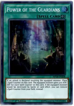 Power of the Guardians 1st Edition Super Rare 2018 MP18 MP18-EN208 LP - Image 1