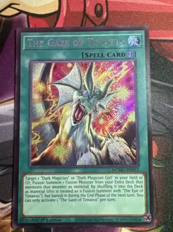 Yu-Gi-Oh The Gaze of Timaeus MZMU-EN013 Maze of Muertos Spell Holo 1st Ed - Image 1