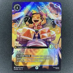 Disney Lorcana - Lilo - Rock Star - Winterspell - Enchanted - #223/204 - Image 1