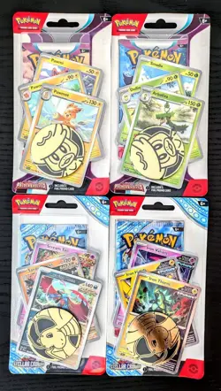 Pokemon Bundle PALDEA EVOLVED STELLAR CROWN 4 BLISTER PREMIUM CHECKLANE Sealed - Image 2