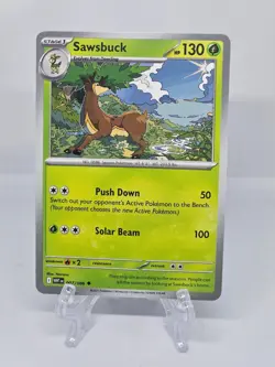007/086 SAWSBUCK | UNCOMMON | WHITE FLARE POKEMON CARD - Image 1
