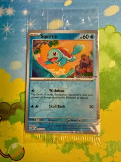 (Sealed) 151 Squirtle Promo - (Pokemon Center Exclusive) 007/165 - Image 1