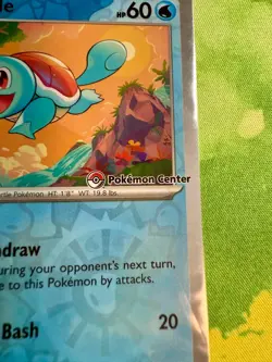 (Sealed) 151 Squirtle Promo - (Pokemon Center Exclusive) 007/165 - Image 2