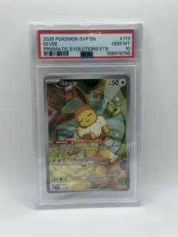 EEVEE #173 2025 POKEMON SVP EN-SV BLACK STAR PROMO- PSA 10 - Image 1