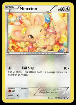 Minccino RC18/RC25 Common Pokemon Legendary Treasures: Radiant Collection LP - Image 1