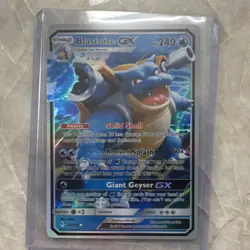 Pokemon Blastoise GX Ultra Rare Holo 35/214 Sm-Unbroken Bonds 240HP - Image 1