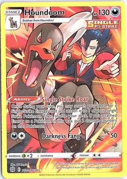 Houndoom Ultra Rare SWSH09: Brilliant Stars Trainer Gallery TG10/TG30 NM Pokemon - Image 1