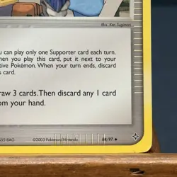 Pokemon 2003 EX Dragon Trainer TV Reporter Card #88/97 MP - Image 4