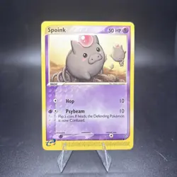 Spoink Common Dragon 74/97 NM Pokemon Vintage Card TCG Near Mint -c - Image 1