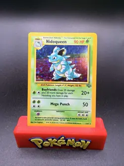 Pokemon Jungle Nidoqueen Holo Rare Card 7/64 1999 WOTC NM - Image 1